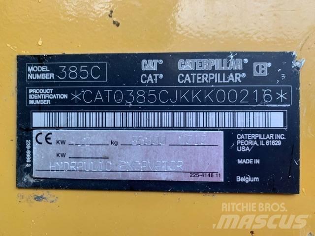 CAT 385 C L  385CL Pásová rýpadla