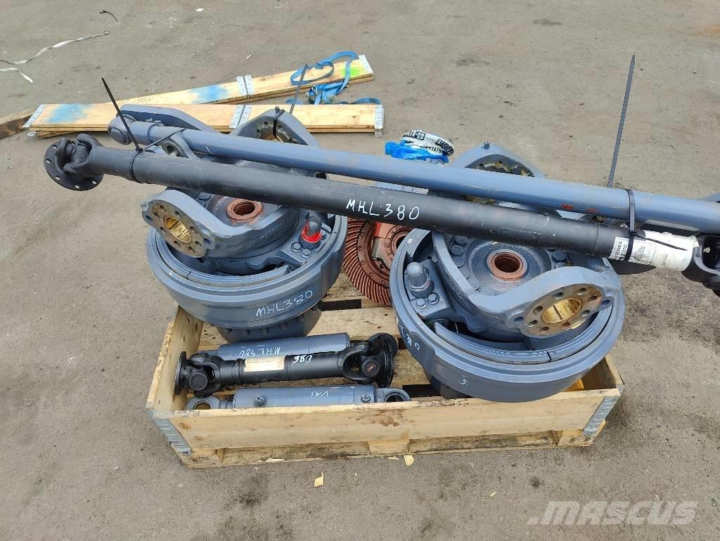 Fuchs MHL 380 Podvozky a zavěšení kol