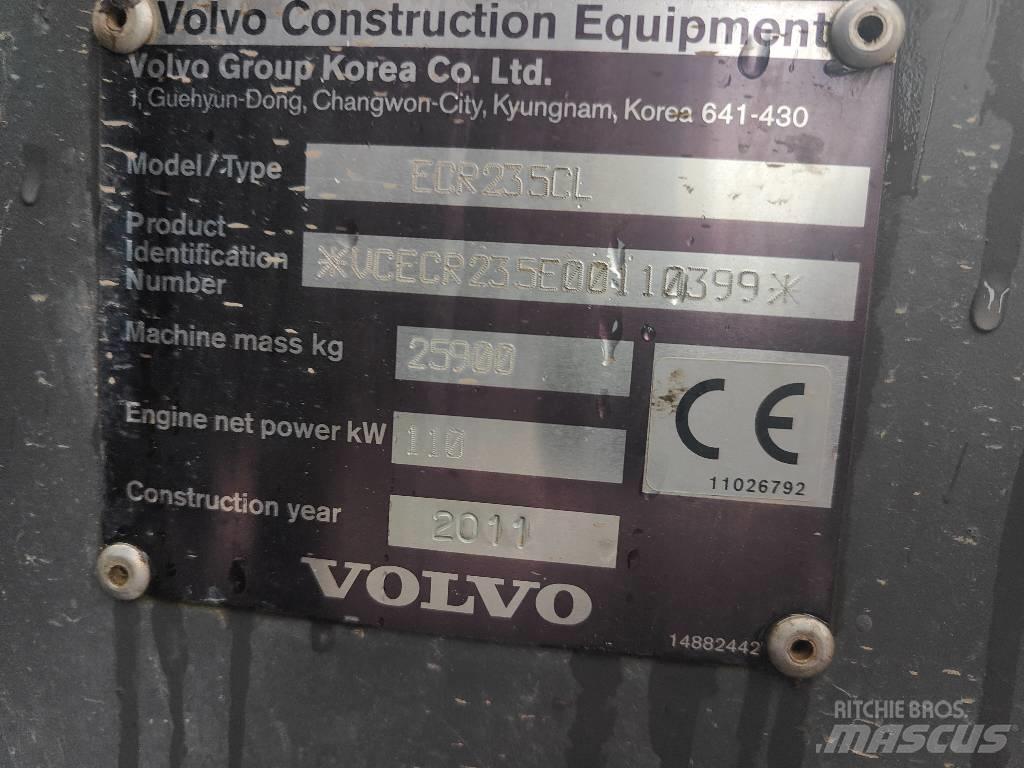 Volvo ECR 235 C L Pásová rýpadla