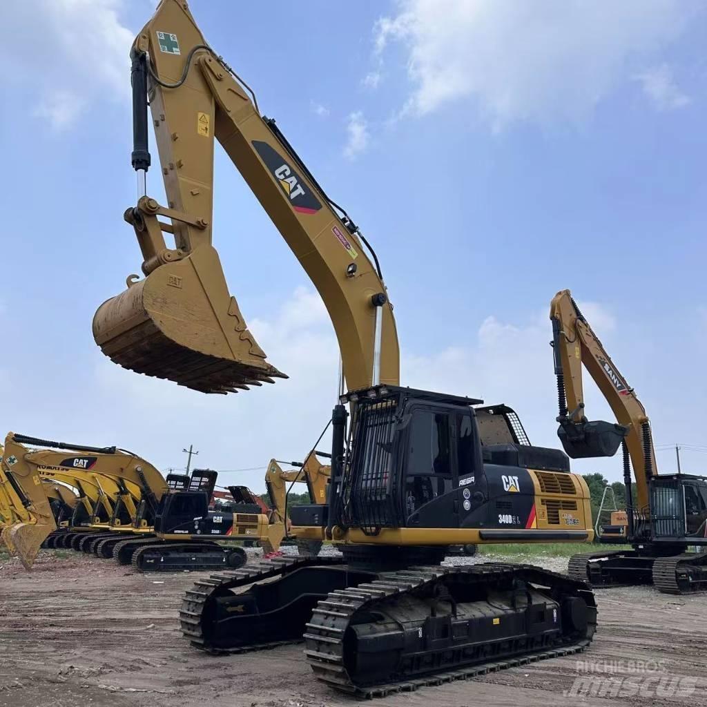 CAT 340D2 Pásová rýpadla