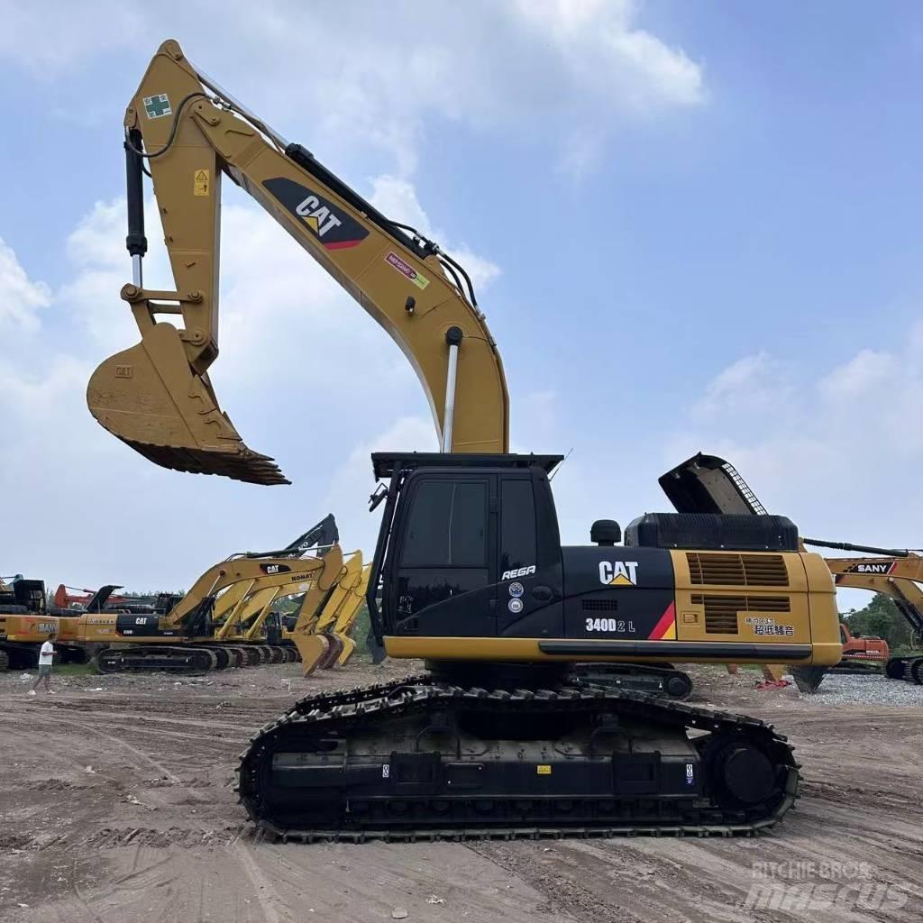 CAT 340D2 Pásová rýpadla