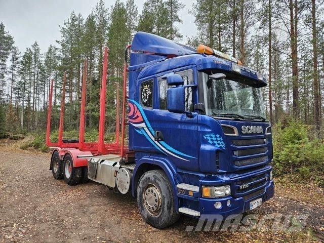 Scania R 730 Vozy na přepravu kmenů