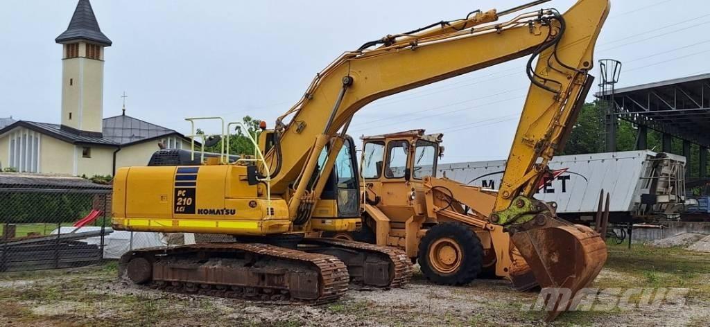 Komatsu PC 210 Pásová rýpadla