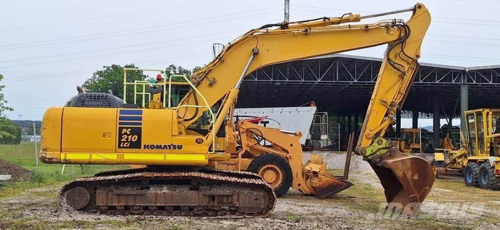Komatsu PC 210 Pásová rýpadla