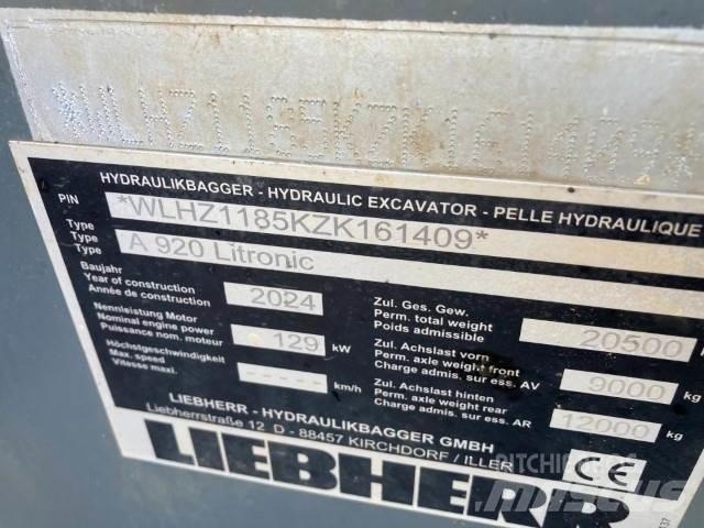 Liebherr A920 Kolová rýpadla