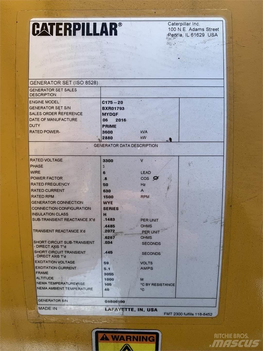 CAT SR5 Ostatní generátory