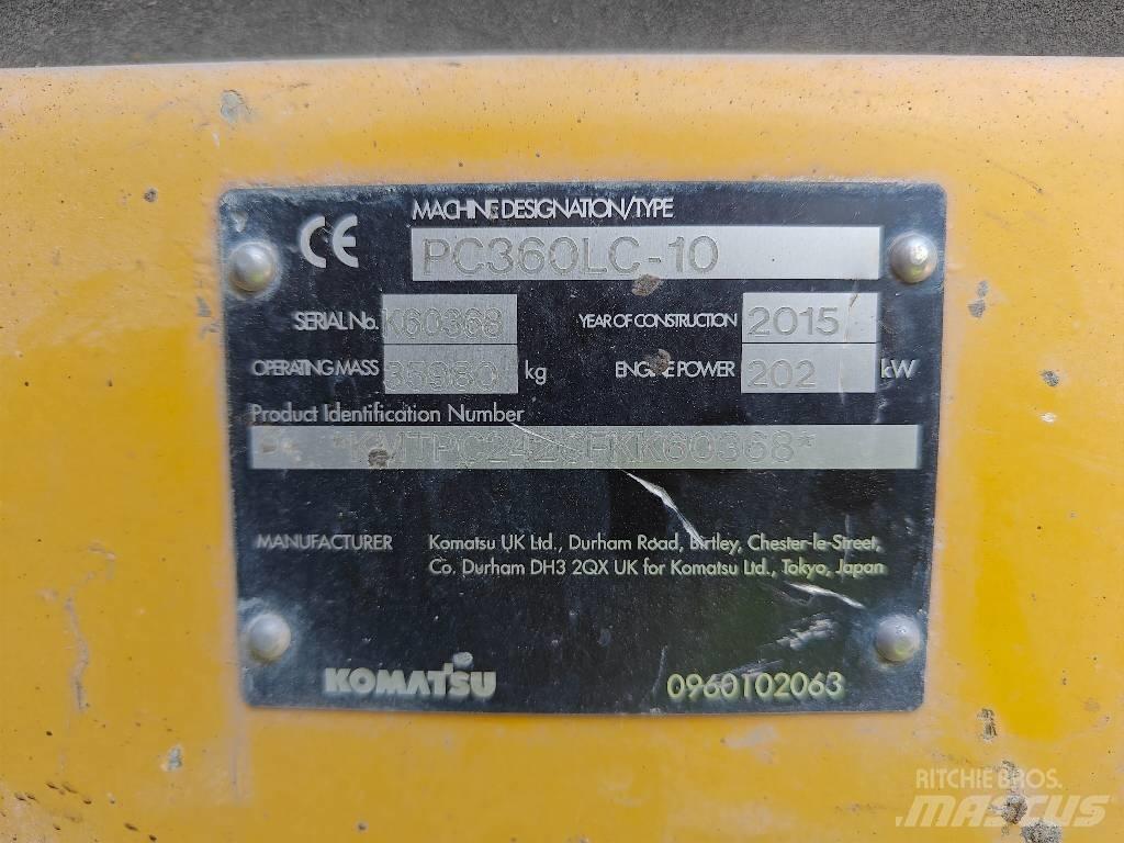Komatsu PC 360 LC-10 Pásová rýpadla
