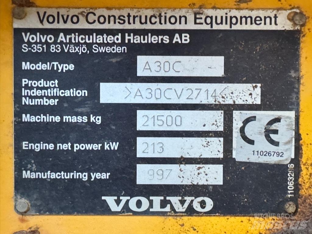 Volvo A 30 C Kloubové dempry
