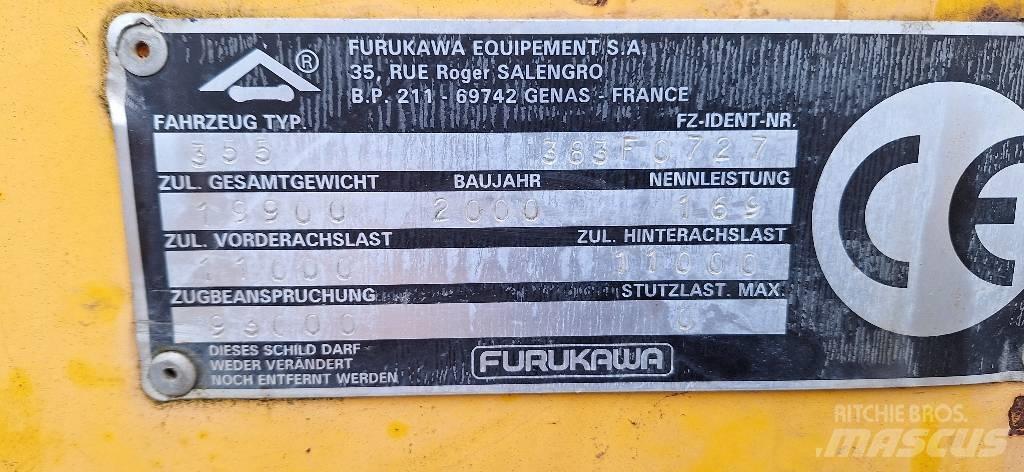 Furukawa 355 Nápravy