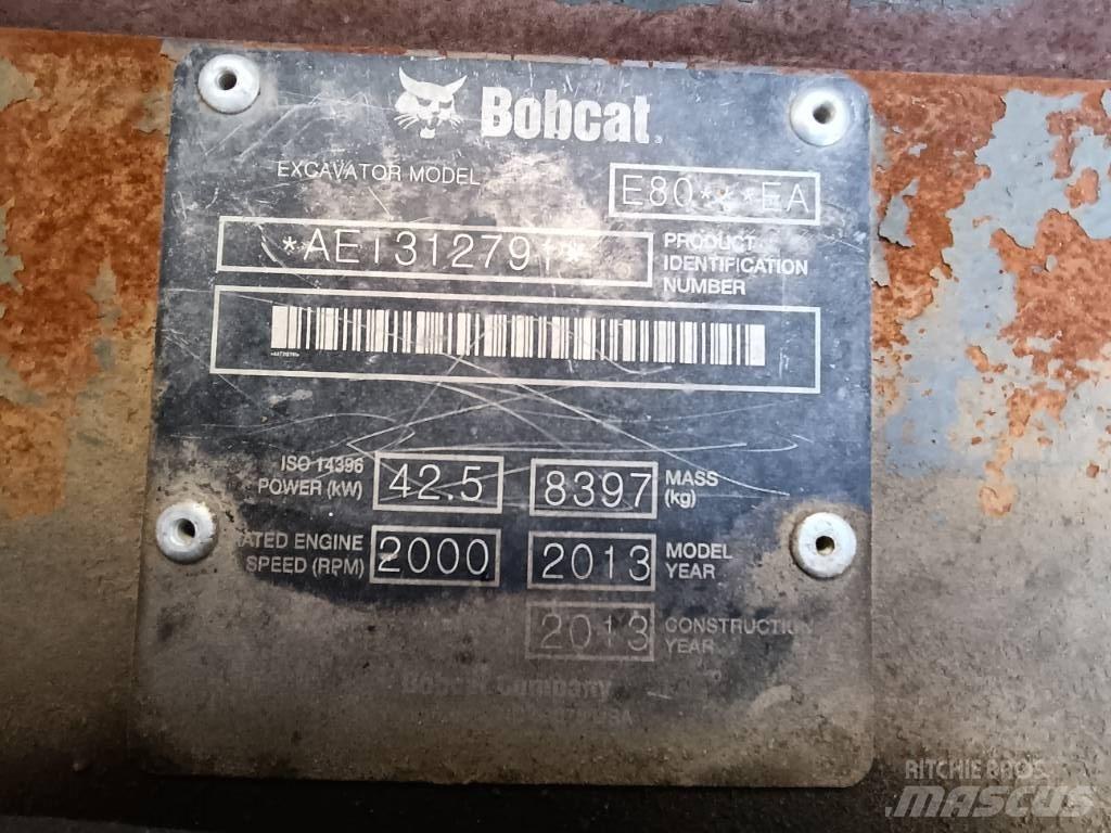 Bobcat E 80 EA Midi rýpadla 7t - 12t