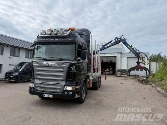 Scania R 560 Vozy na přepravu kmenů