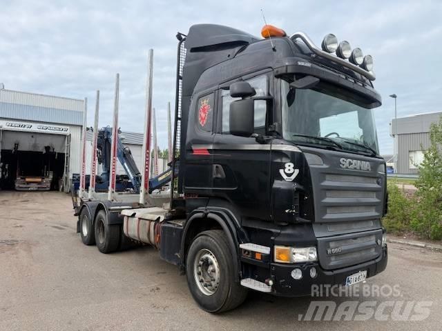 Scania R 560 Vozy na přepravu kmenů