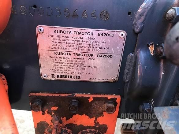 Kubota B4200 Rýpadlo-nakladače