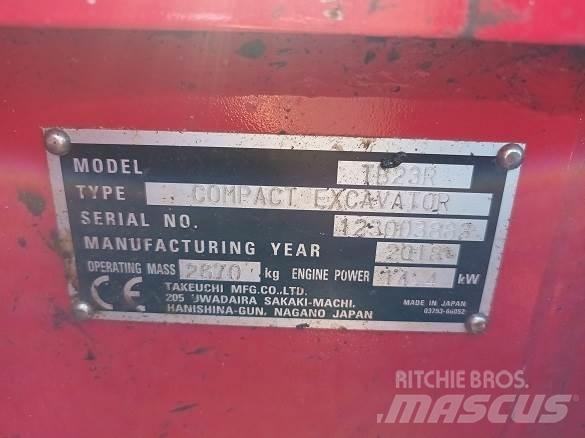 Takeuchi TB23R Stavebnictví - ostatní
