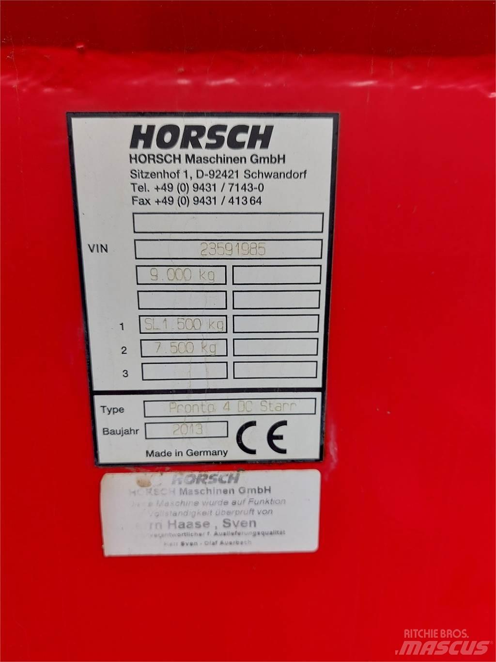 Horsch Pronto 4DC Další stroje na zpracování půdy a příslušenství