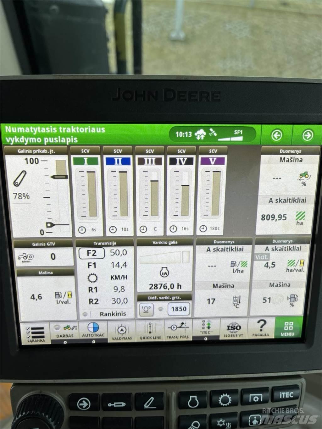 John Deere 8R410 Traktory