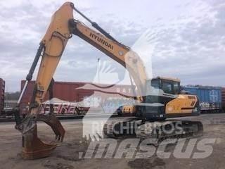 Hyundai HX220L Pásová rýpadla