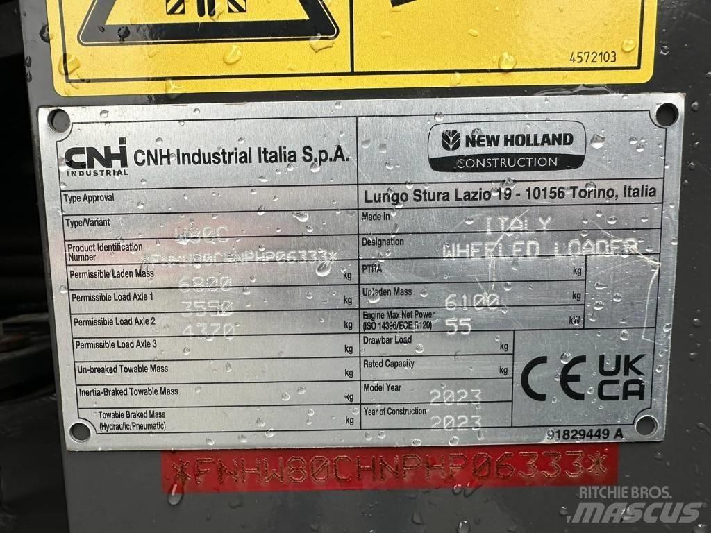 New Holland W 80 C Víceúčelové nakladače