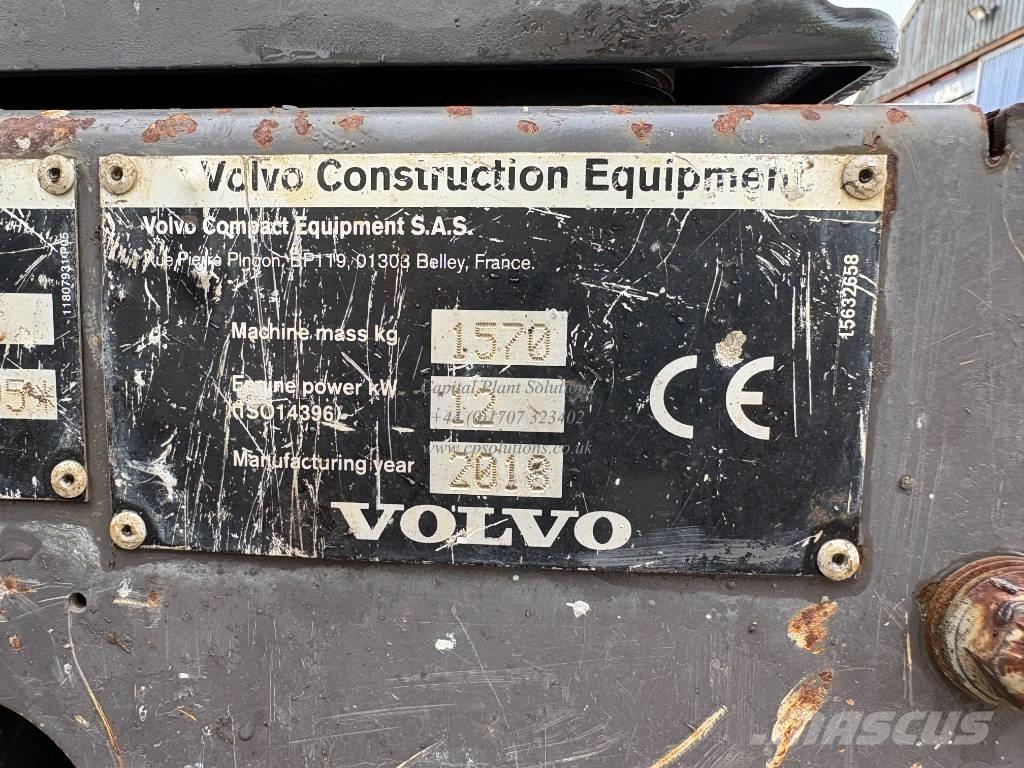 Volvo EC 15 D Mini rýpadla < 7t