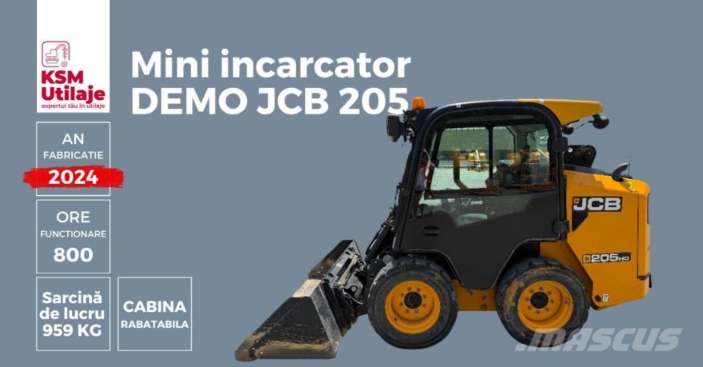 JCB 205 Smykem řízené nakladače