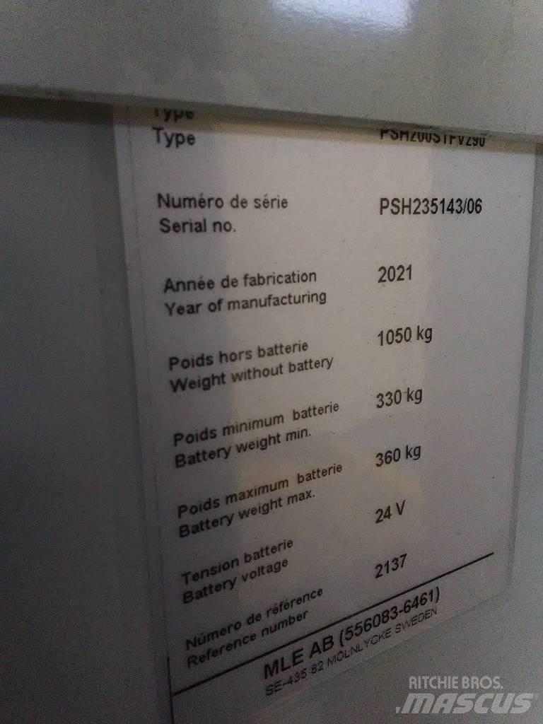UniCarriers PSH200 Ručně vedené vysokozdvižné vozíky