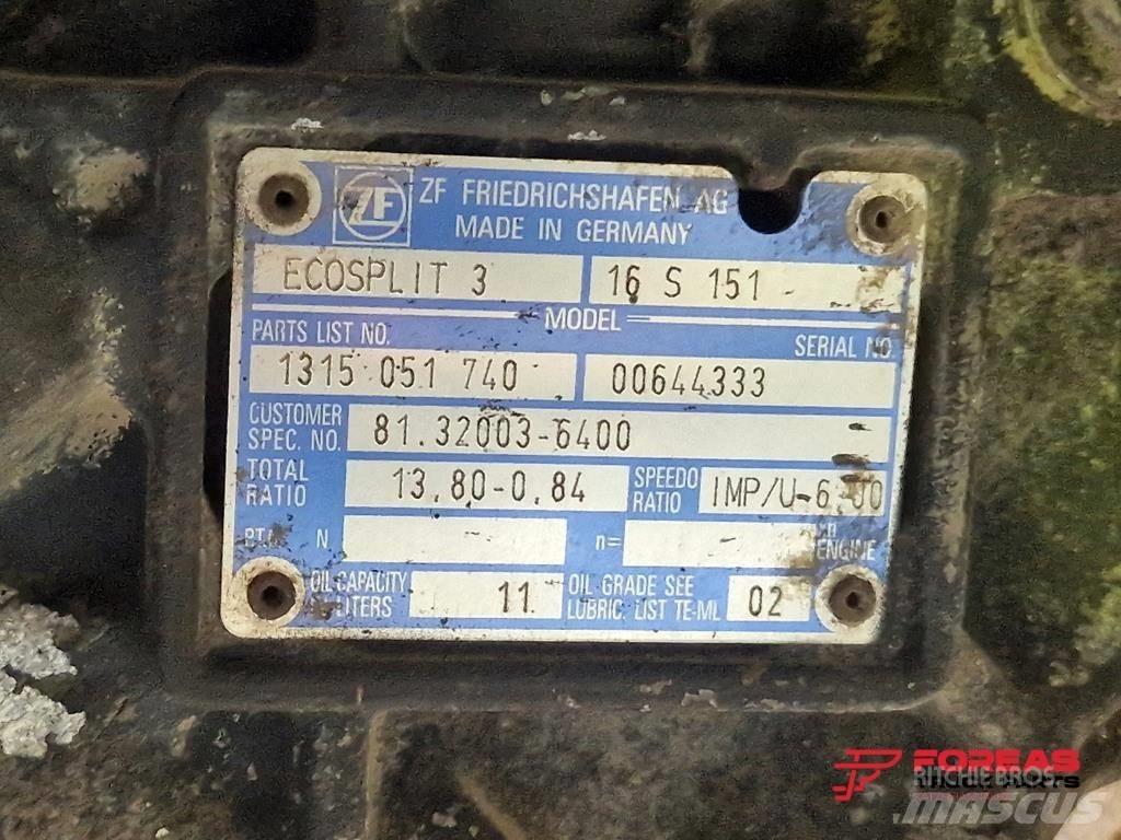 ZF ECOSPLIT 16S - 151 Převodovky