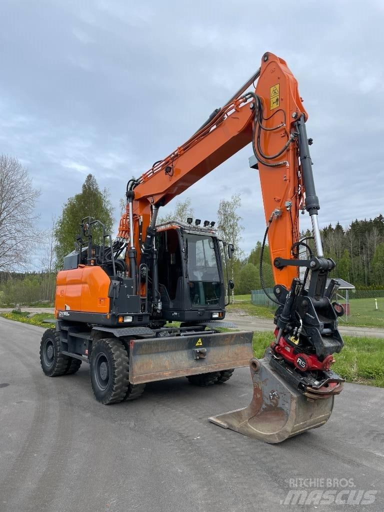 Doosan DX 165 W Kolová rýpadla