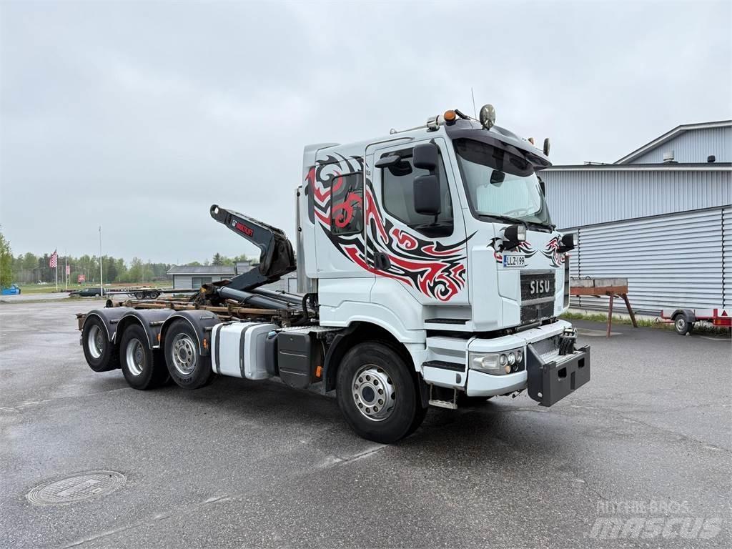 Sisu R500 E13M 8x4 Hákový nosič kontejnerů