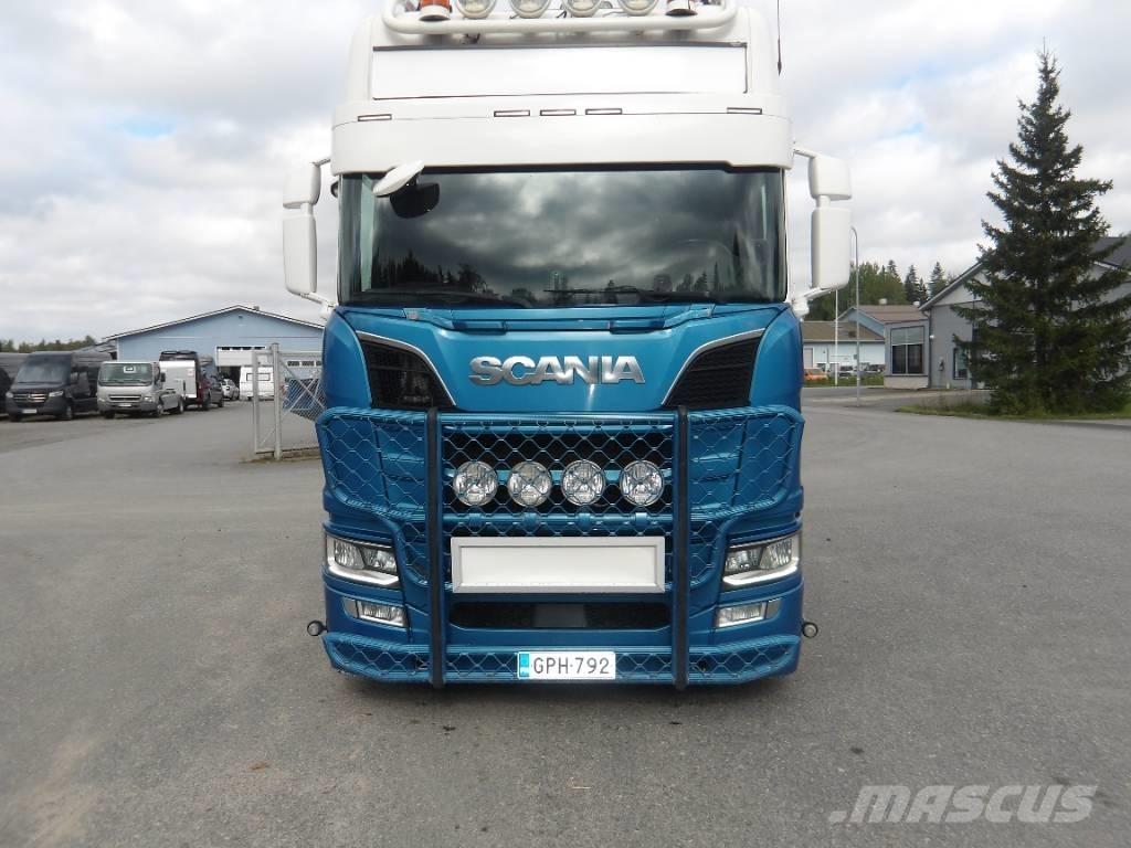 Scania R580 6x2 Hákový nosič kontejnerů