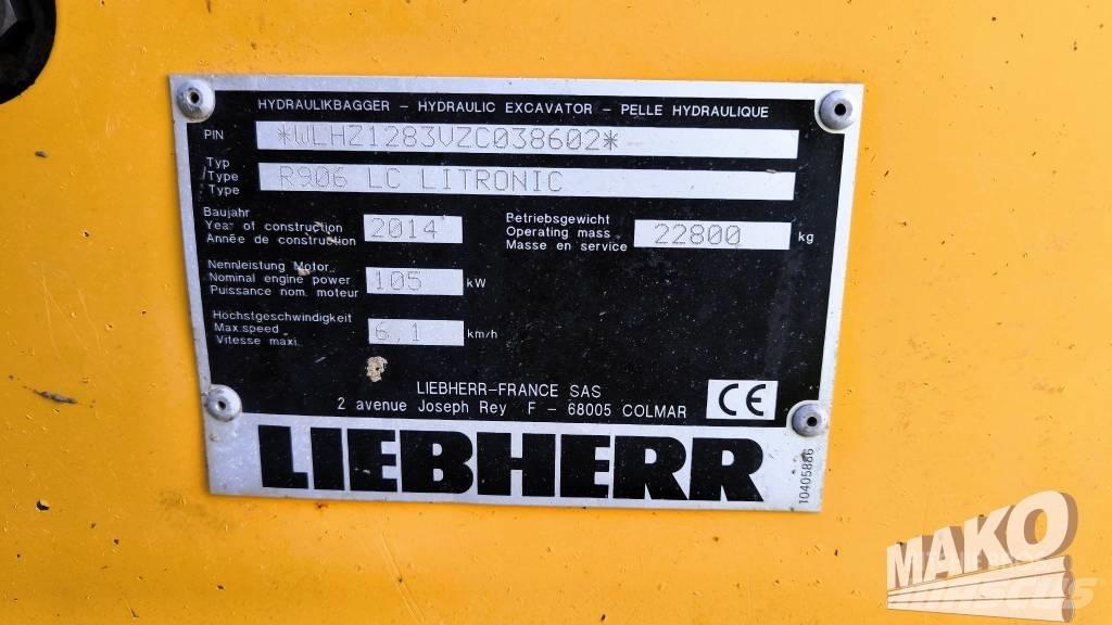 Liebherr R 906 LC Pásová rýpadla