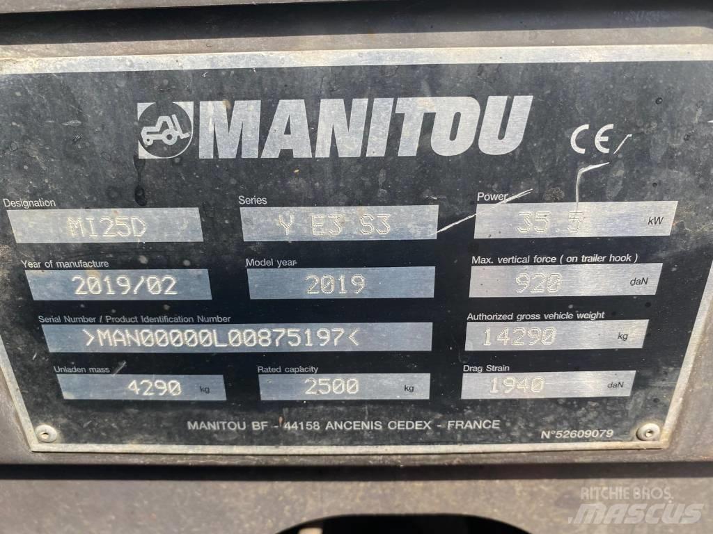 Manitou Mi25D Dieselové vozíky