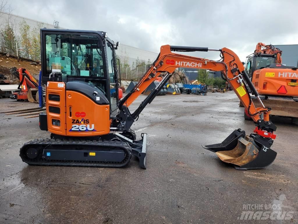 Hitachi ZX 26 U-6 Mini rýpadla < 7t