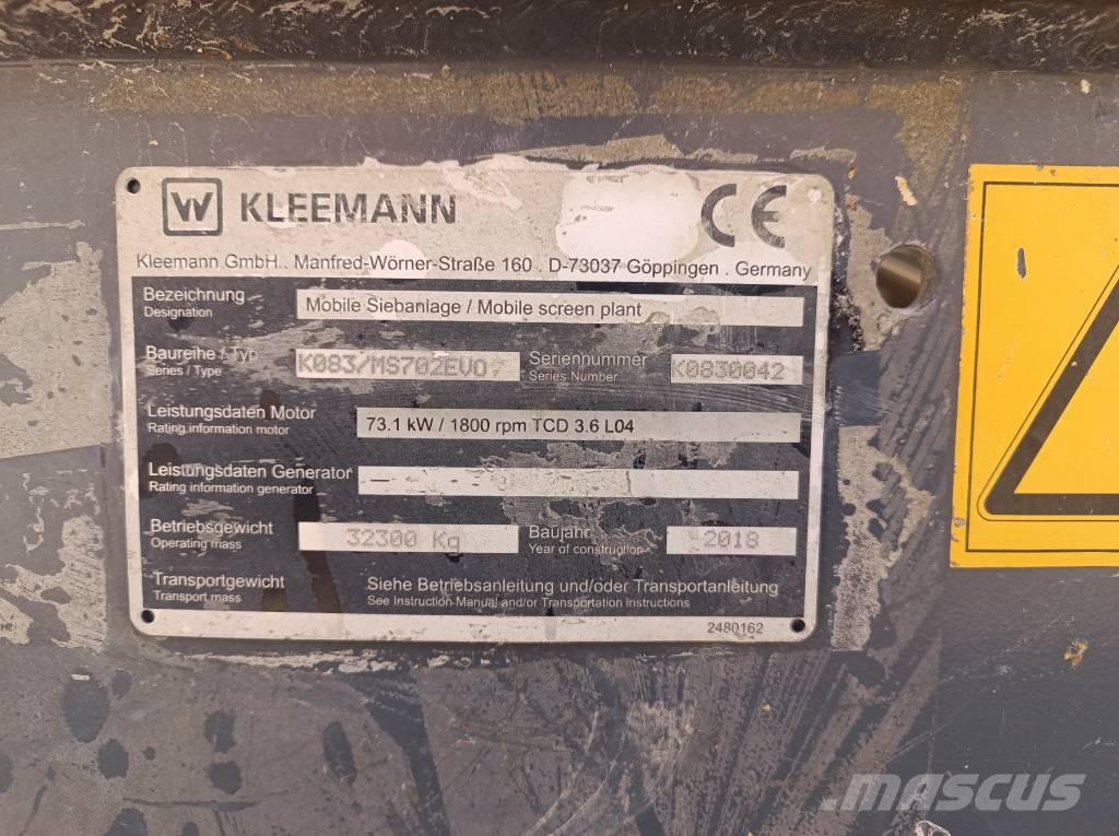 Kleemann MS 702 Evo Mobilní třídiče