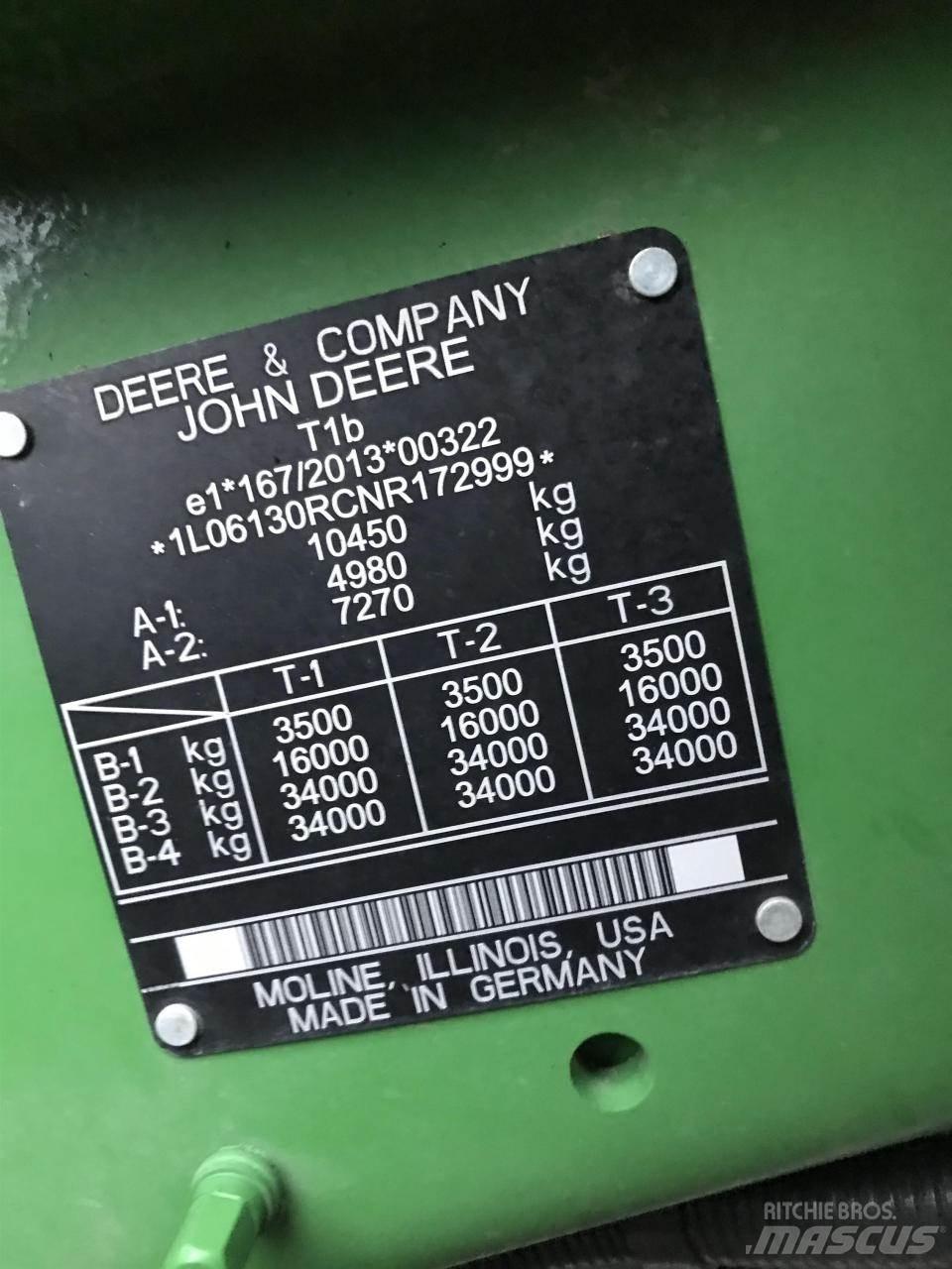 John Deere 6R 130 Traktory