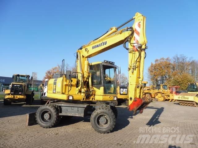 Komatsu PW 140-7 Kolová rýpadla