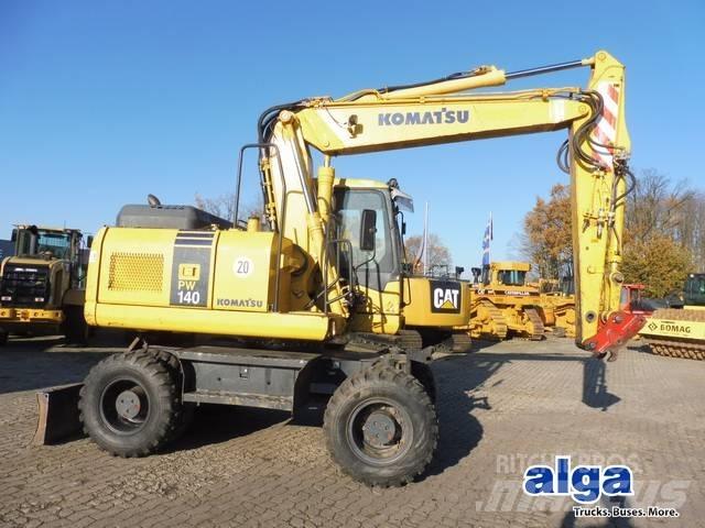 Komatsu PW 140-7 Kolová rýpadla