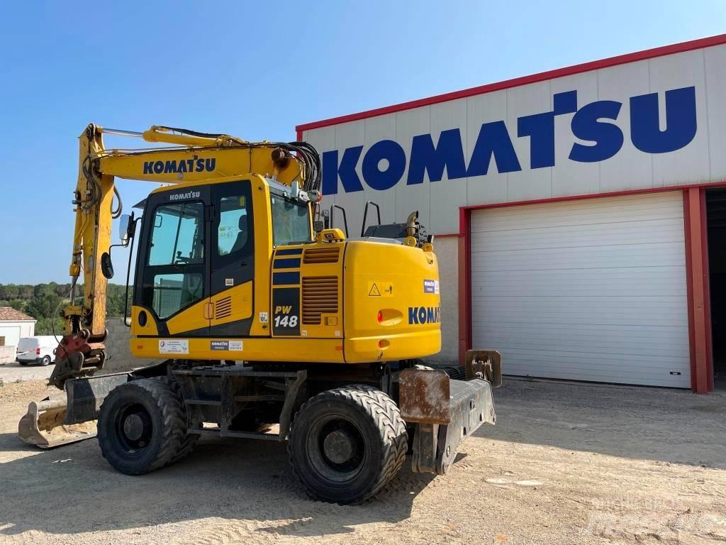 Komatsu PW148-11 Kolová rýpadla
