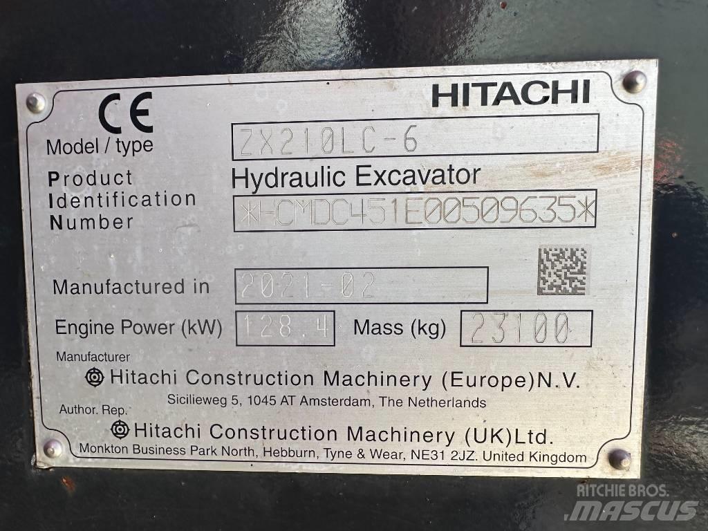 Hitachi ZX 210 LC-6 Pásová rýpadla