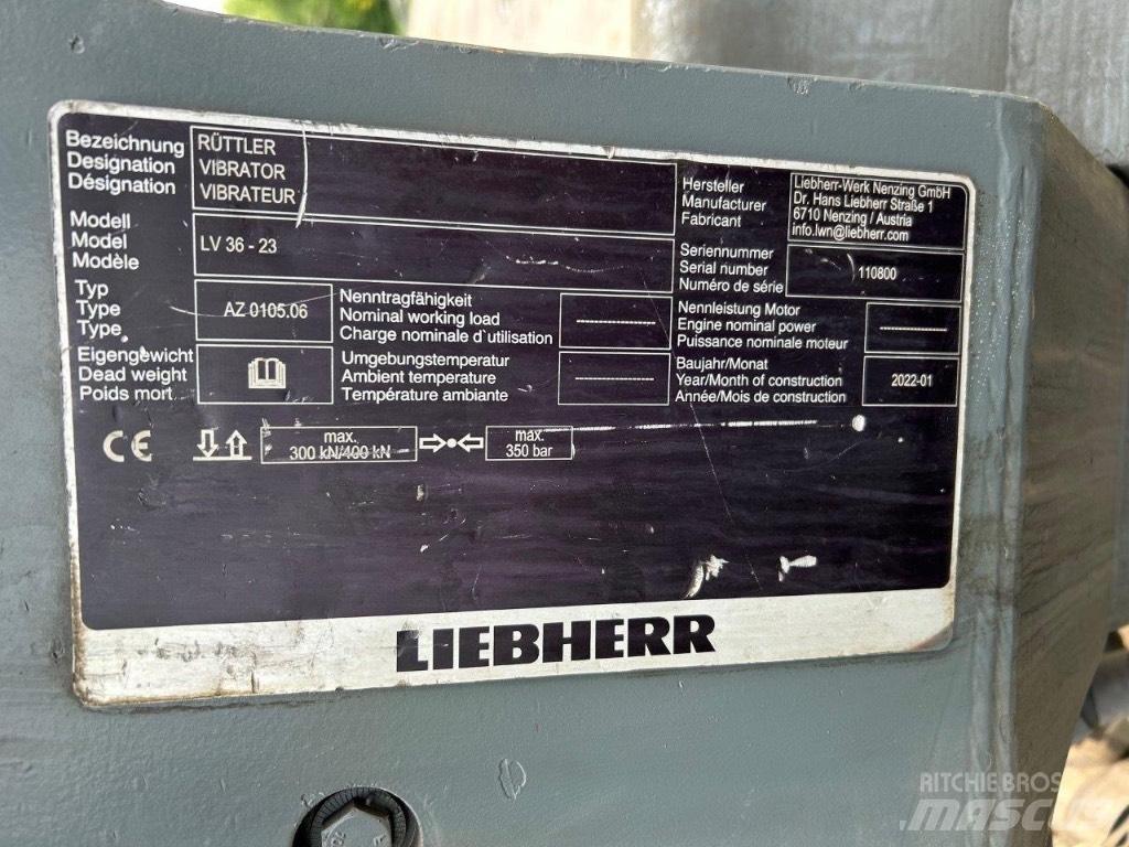 Liebherr LV36 Vibrační beranidla