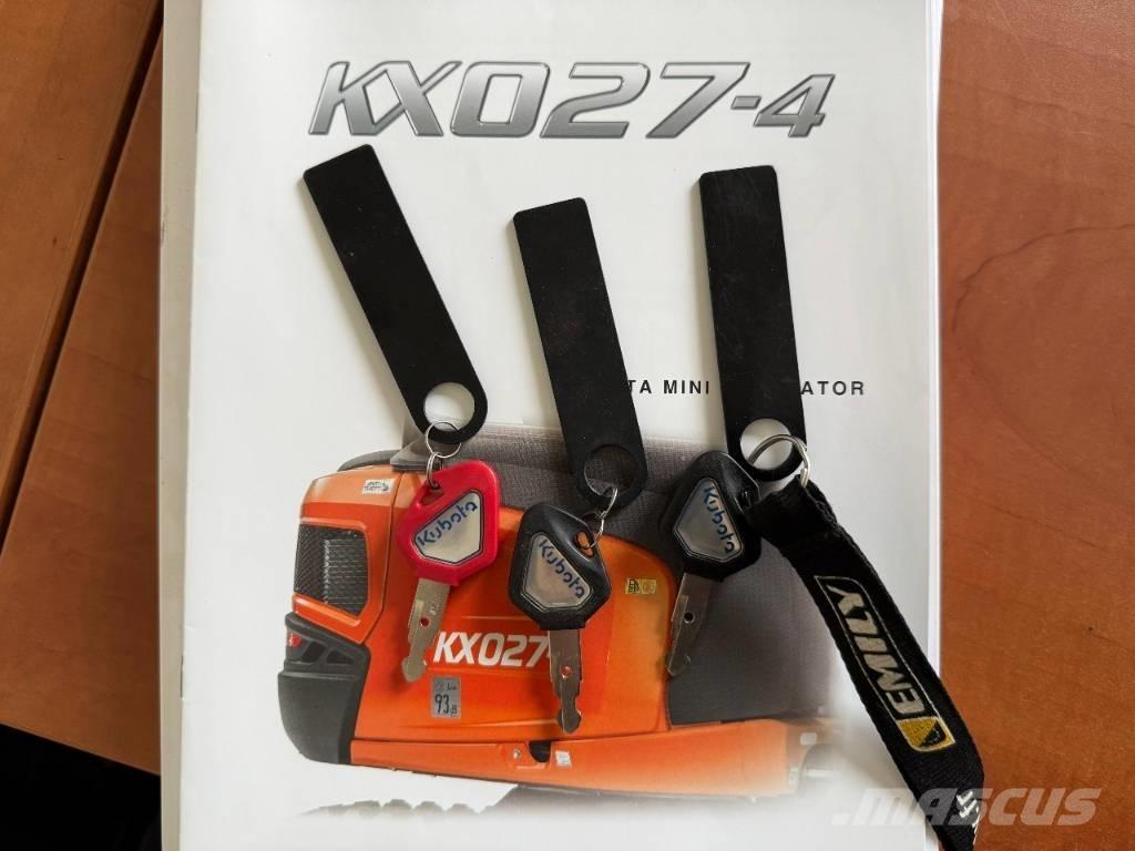 Kubota KX 027-4 Mini rýpadla < 7t