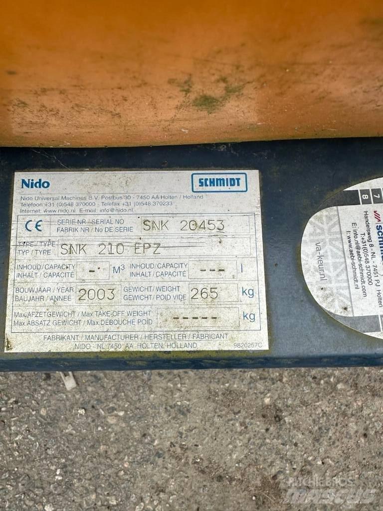 Nido SNK210EPZ Sněžné pluhy, přední sněhové radlice