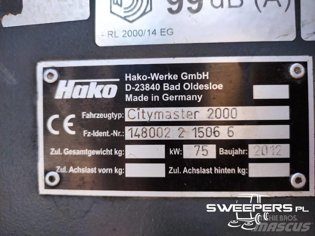 Hako Citymaster 2000 Zametací stroje