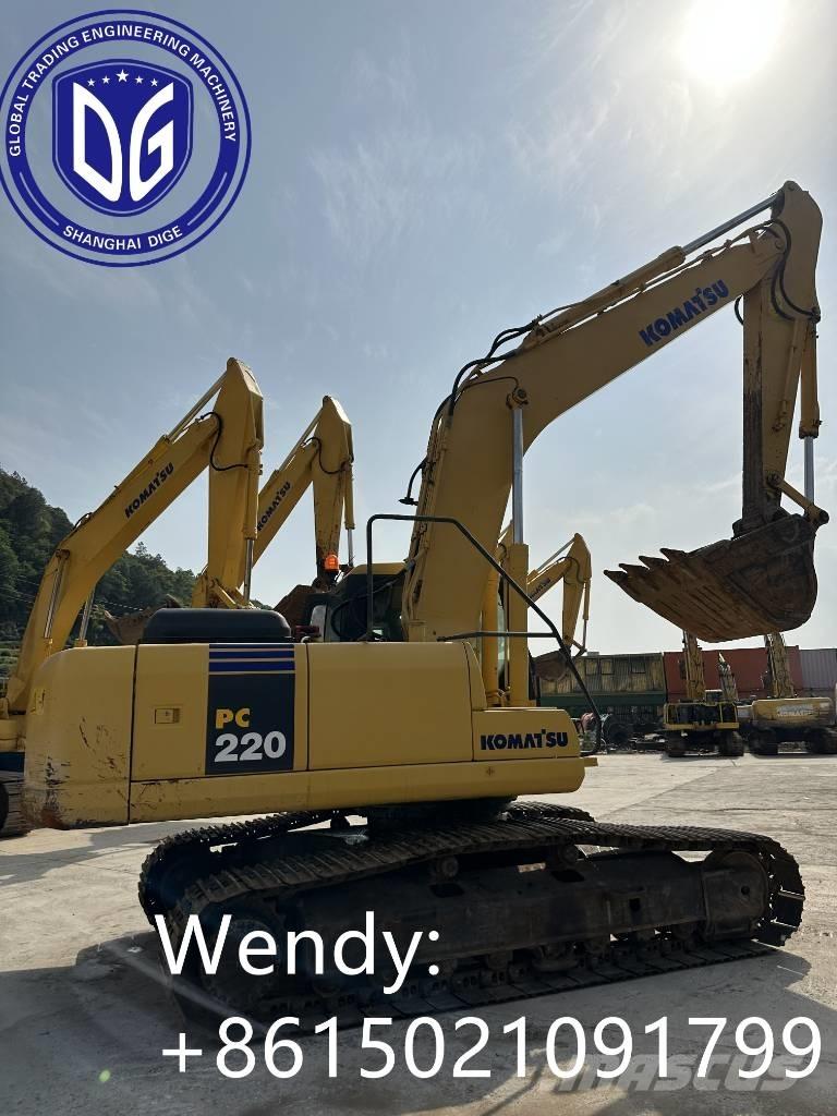 Komatsu PC 220-7 Pásová rýpadla