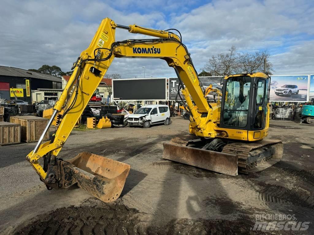 Komatsu PC 118 MR-8 Pásová rýpadla