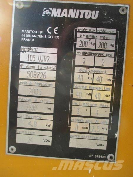 Manitou 105 VJR 2 Vertikální sloupové výtahy