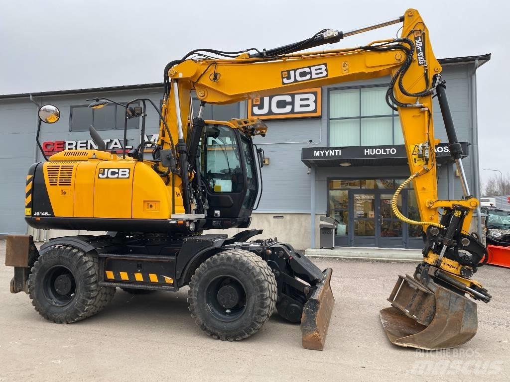 JCB JS145W TAB T4F Kolová rýpadla