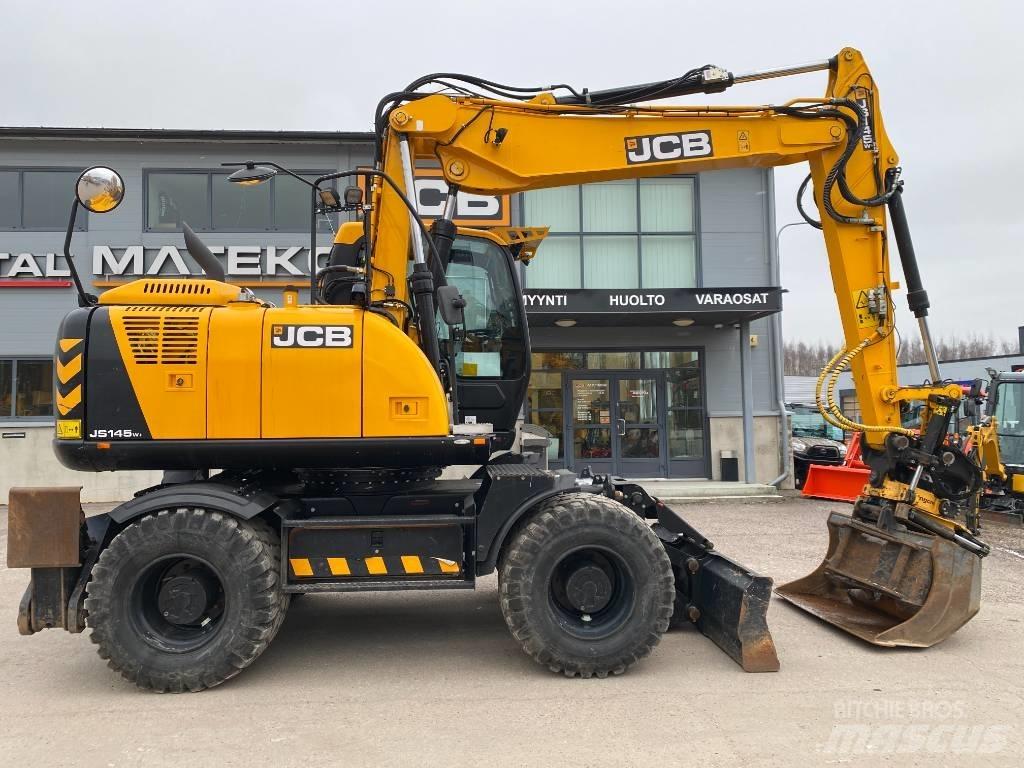 JCB JS145W TAB T4F Kolová rýpadla