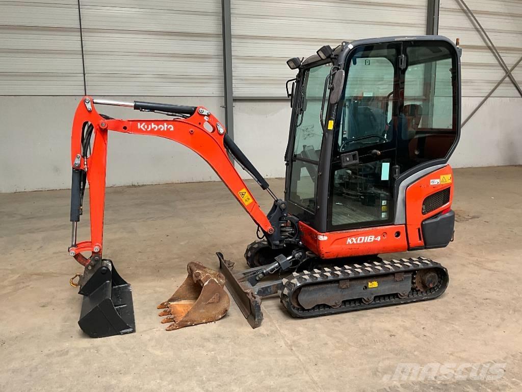 Kubota KX 018-4 Mini rýpadla < 7t