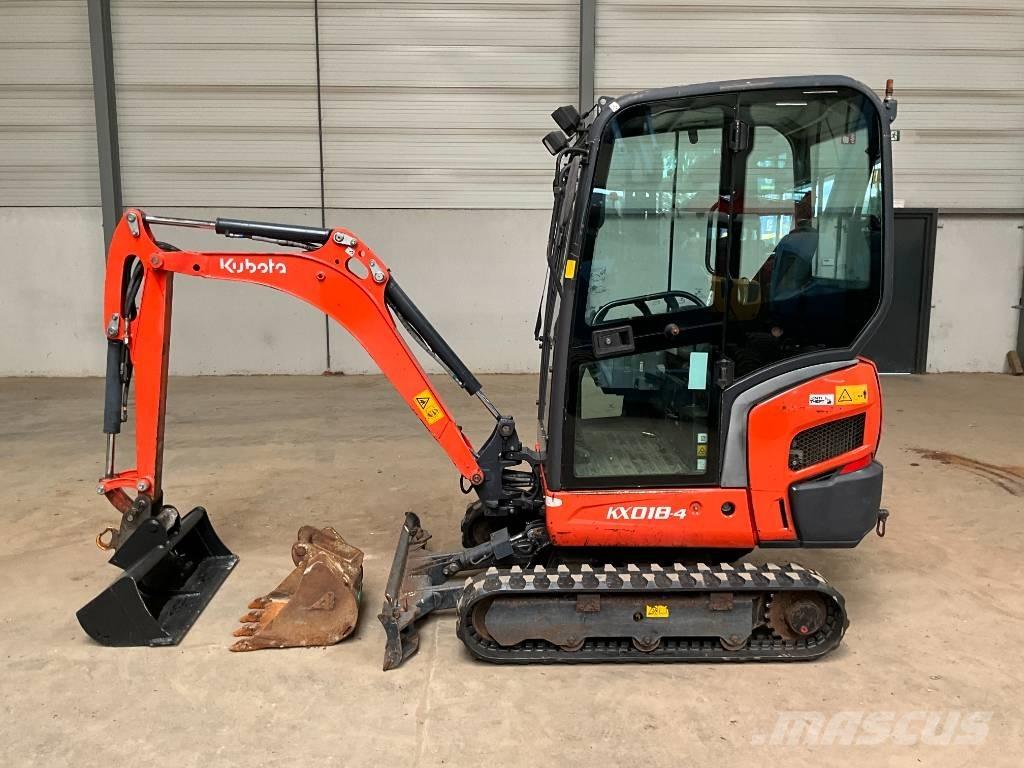 Kubota KX 018-4 Mini rýpadla < 7t