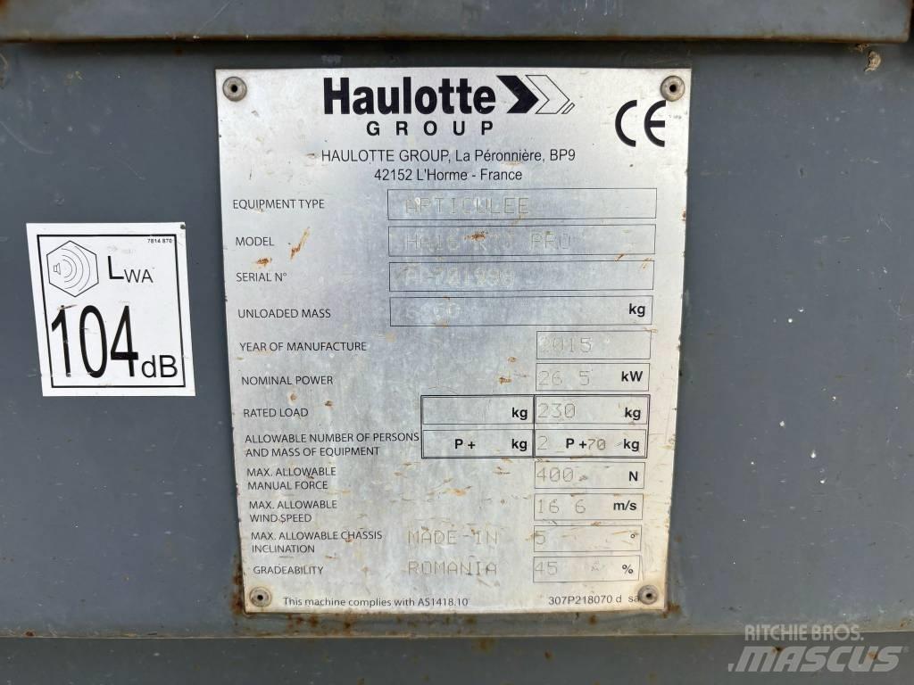 Haulotte HA 16 Kloubové plošiny